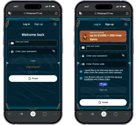 RingoSpin Login